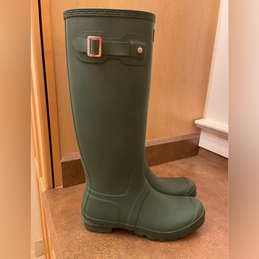 Hunter Green Women's Winter & Rain Boots